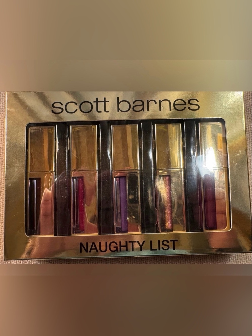 Scott Barnes Naughty List Lipstick Set - Assorted Berry & Plum Shades